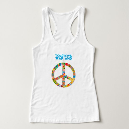 TOLSTOYS WAR AND PEACE RACERBACK TANK
