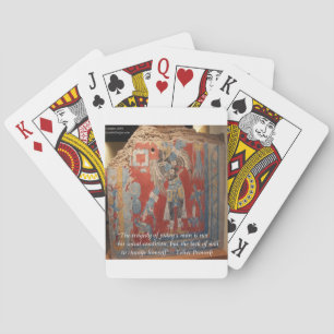 Toltec Empire Graphic & Famous Proverb Playing Cards