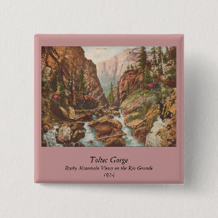 Toltec Gorge 15 Cm Square Badge