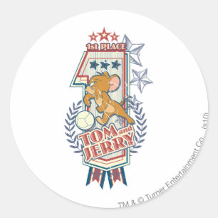 Tom and Jerry 1st Place 2 Classic Round Sticker