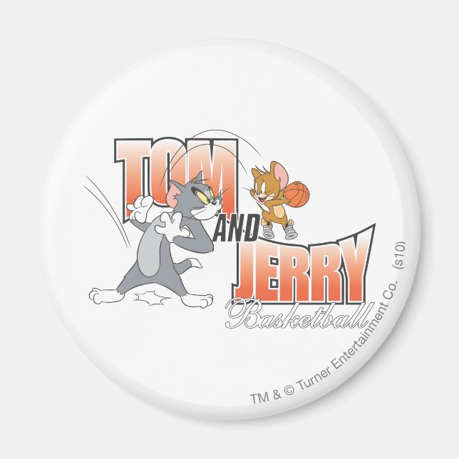 Tom and Jerry Basketball 3 Magnet (Front)