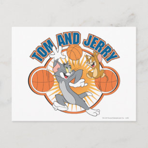 Tom and Jerry Basketball 4 Postcard