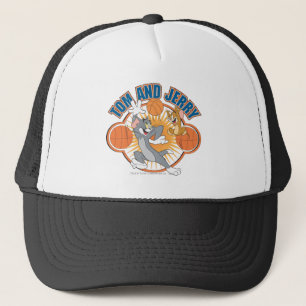 Tom and Jerry Basketball 4 Trucker Hat