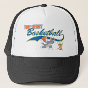 Tom and Jerry Basketball 5 Trucker Hat