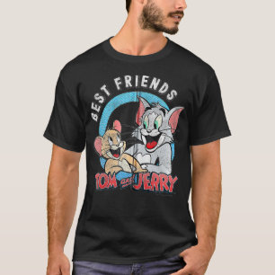 Tom And Jerry Best Friends Portrait Zip  T-Shirt