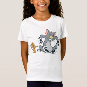 Tom and Jerry Black Paw Cat T-Shirt