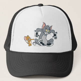 Tom and Jerry Black Paw Cat Trucker Hat