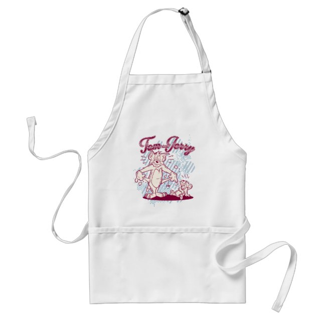 Tom and Jerry Broke Standard Apron (Front)