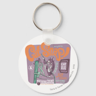 Tom and Jerry Cat Snap Key Ring