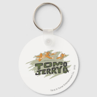 Tom and Jerry Chase logo Key Ring