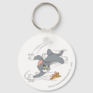 Tom and Jerry Chase Turn Key Ring
