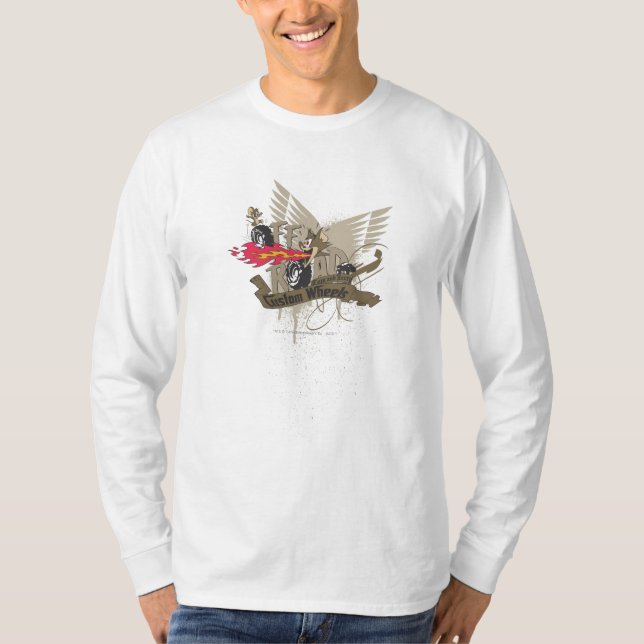 Tom and Jerry Custome Wheels T-Shirt (Front)