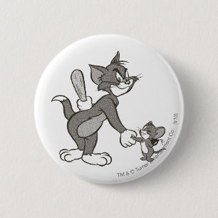 Tom And Jerry Deceitful Handshake 6 Cm Round Badge