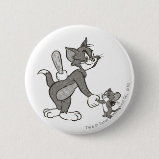 Tom And Jerry Deceitful Handshake 6 Cm Round Badge