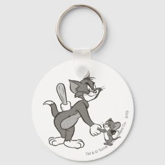 Tom And Jerry Deceitful Handshake Key Ring