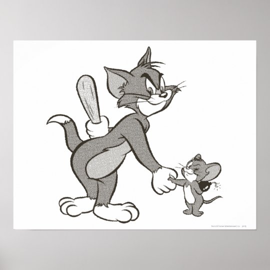 Tom And Jerry Deceitful Handshake Poster Zazzle