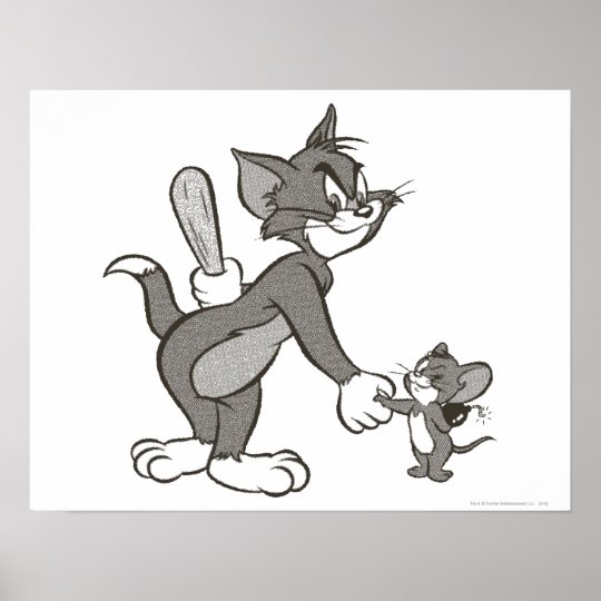 Tom And Jerry Deceitful Handshake Poster Zazzle
