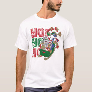 Tom and Jerry Delivering Gifts In A Sleigh T-Shirt