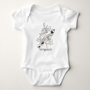 Tom and Jerry Enemies Forever 1 Baby Bodysuit