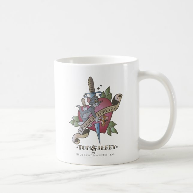 Tom and Jerry Enemies Forever 2 Coffee Mug (Right)