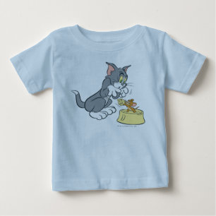 Tom and Jerry Feed The Cat Baby T-Shirt