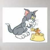 Tom And Jerry Classic Logo Poster Zazzle Co Uk