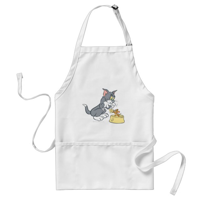 Tom and Jerry Feed The Cat Standard Apron (Front)