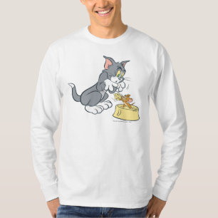 Tom and Jerry Feed The Cat T-Shirt
