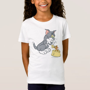 Tom and Jerry Feed The Cat T-Shirt