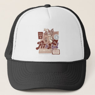 Tom and Jerry Fit To Be Tied Trucker Hat