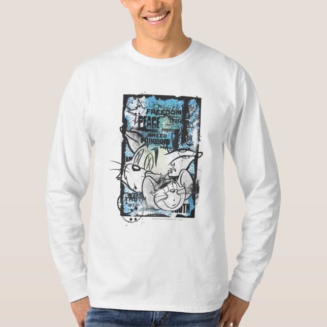 Tom and Jerry Grimey T-Shirt (Front)