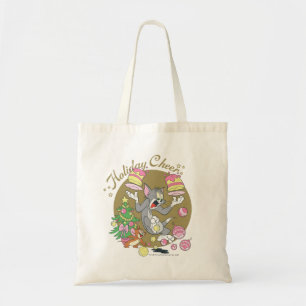 Tom and Jerry Holiday Cheer Tote Bag