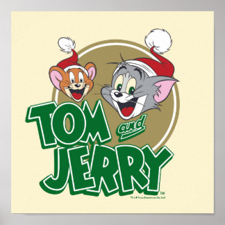 Tom and Jerry Holiday Logo Poster