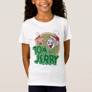 Tom and Jerry Holiday Logo T-Shirt
