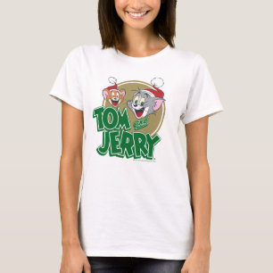 Tom and Jerry Holiday Logo T-Shirt