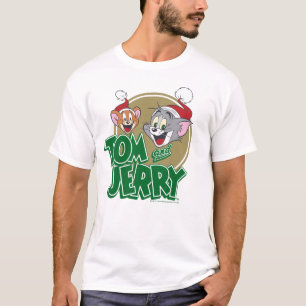 Tom and Jerry Holiday Logo T-Shirt