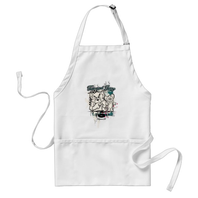 Tom and Jerry Hollywood CA Standard Apron (Front)