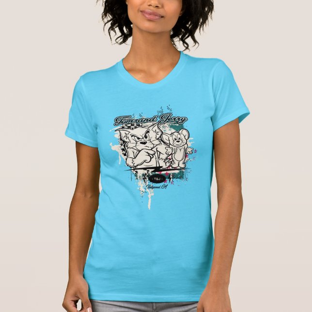 Tom and Jerry Hollywood CA T-Shirt (Front)