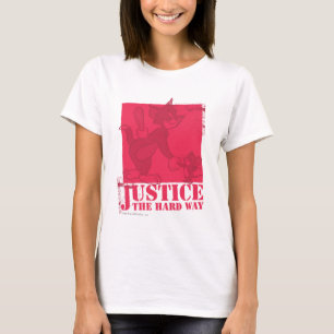 Tom and Jerry Justice The Hard Way T-Shirt