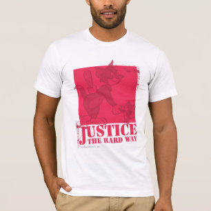 Tom and Jerry Justice The Hard Way T-Shirt