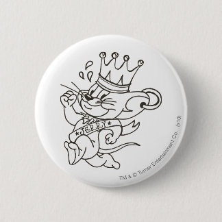 Tom and Jerry King Jerry 6 Cm Round Badge