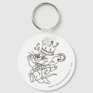 Tom and Jerry King Jerry Key Ring
