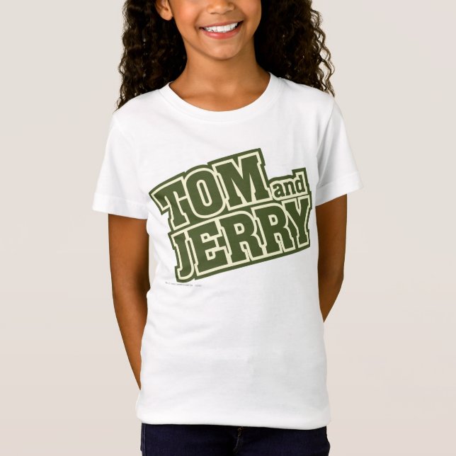 Tom and Jerry Logo 3 T-Shirt (Front)