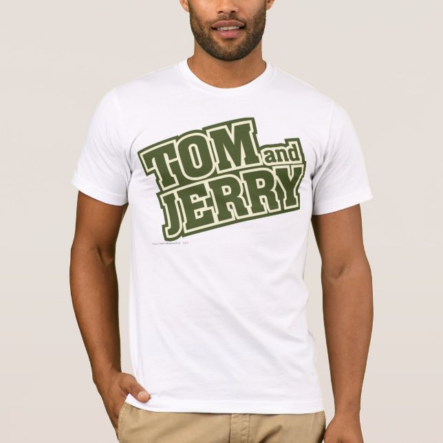 Tom and Jerry Logo 3 T-Shirt (Front)