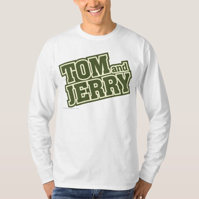 Tom and Jerry Logo 3 T-Shirt (Front)