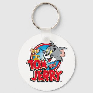 Tom and Jerry Logo Key Ring