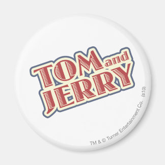 Tom and Jerry Logo Magnet