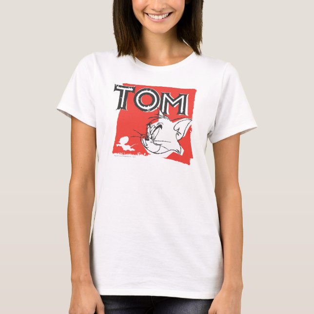 Tom and Jerry Mad Cat T-Shirt (Front)