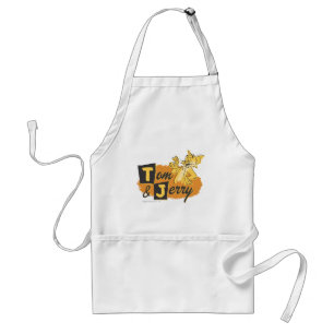 Tom and Jerry Mouse In Paw Logo Standard Apron