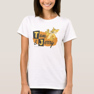 Tom and Jerry Mouse In Paw Logo T-Shirt